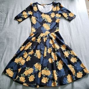 Floral a-line dress